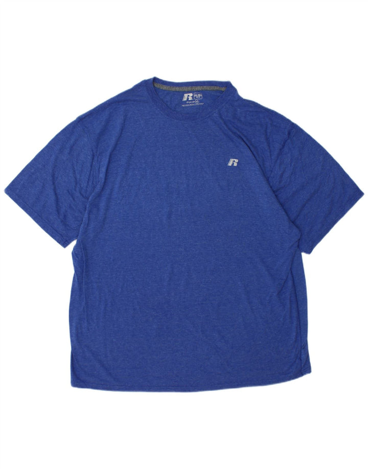 RUSSELL ATHLETIC Muška Dri-Power majica kratkih rukava UK 50/52 2XL plavi poliester