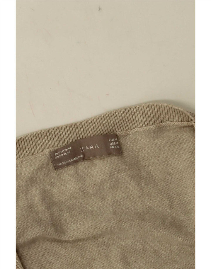 Zara ženski prsluk bez rukava UK 12 Medium Beige Flecked