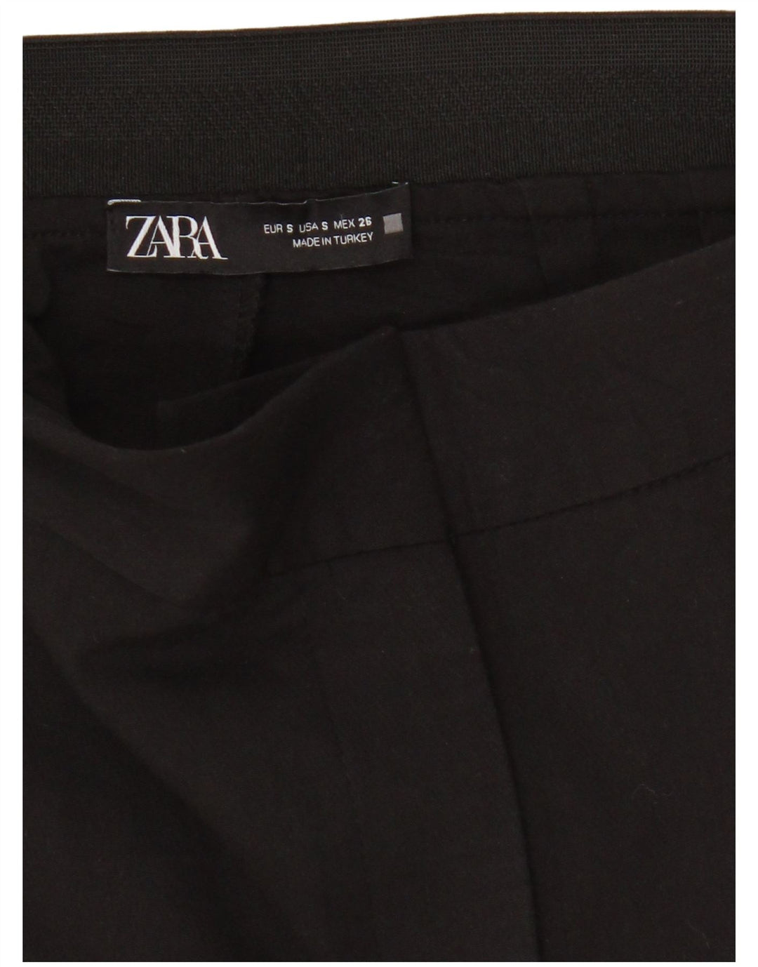 Zara ženske skraćene hlače male W26 L23 crne