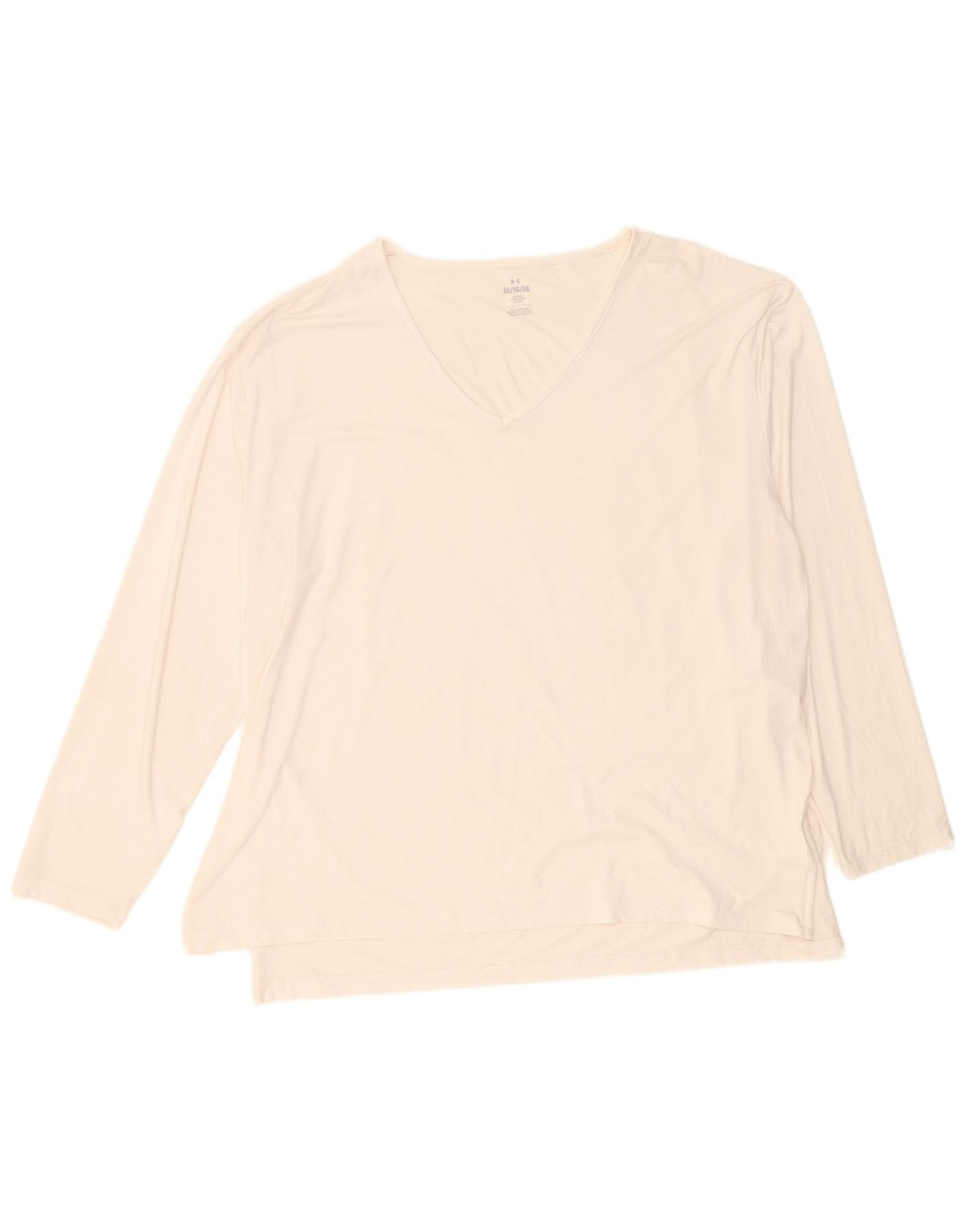 Ženska majica Under Armour dugih rukava UK 18 XL bijeli poliester