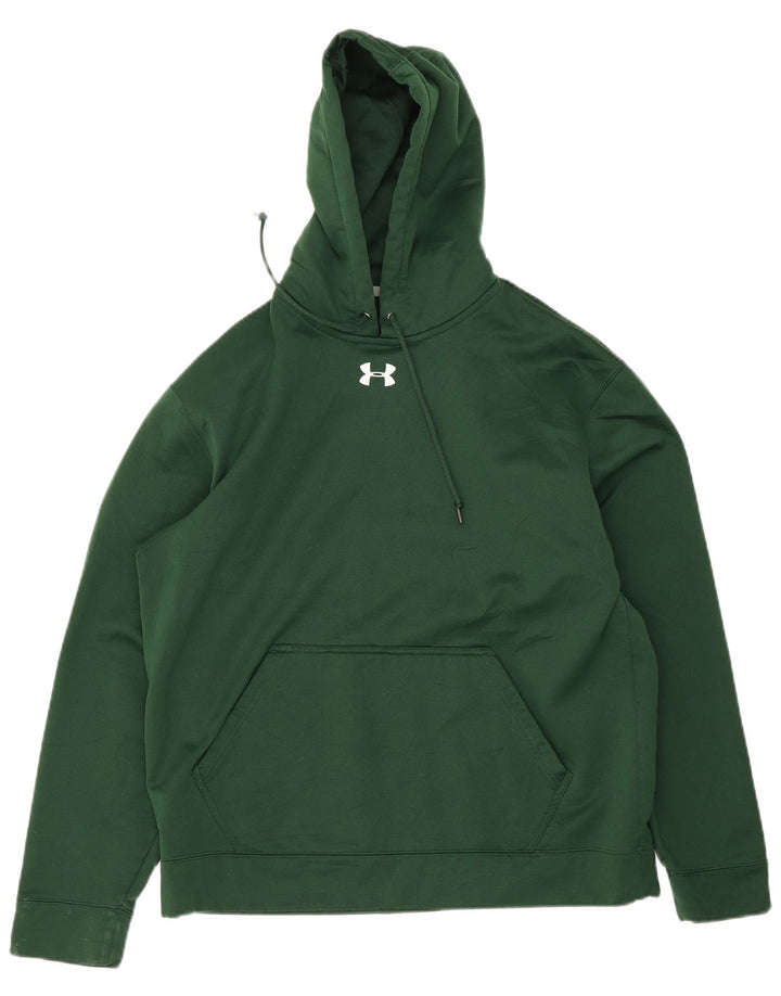 Under Armour muška majica s kapuljačom Veliki zeleni poliester