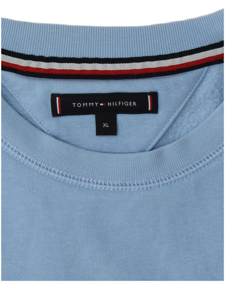 TOMMY HILFIGER Muška majica s motivima XL, plavi pamuk