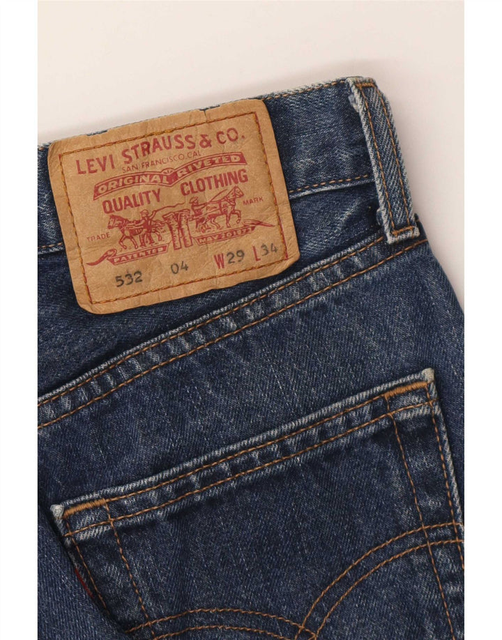 Levi's ženske 532 lepršave traperice W29 L30 plave