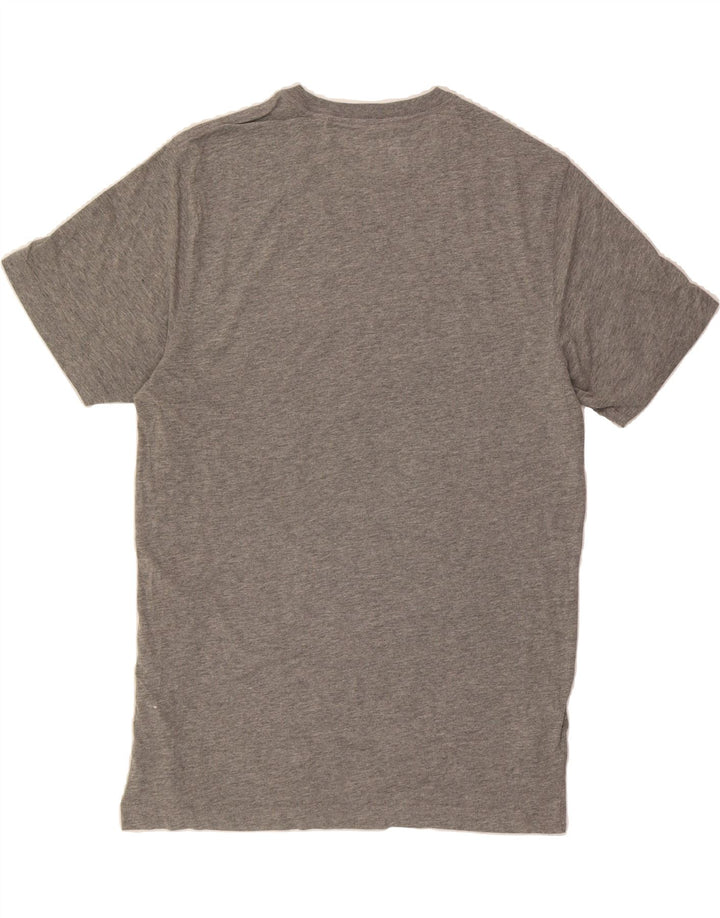 EDDIE BAUER Mens Graphic T-Shirt Top Medium Grey Polyester Vintage Eddie Bauer and Second-Hand Eddie Bauer from Messina Hembry 