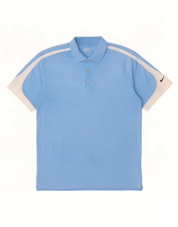 Nike muška polo majica velika plava poliesterska boja