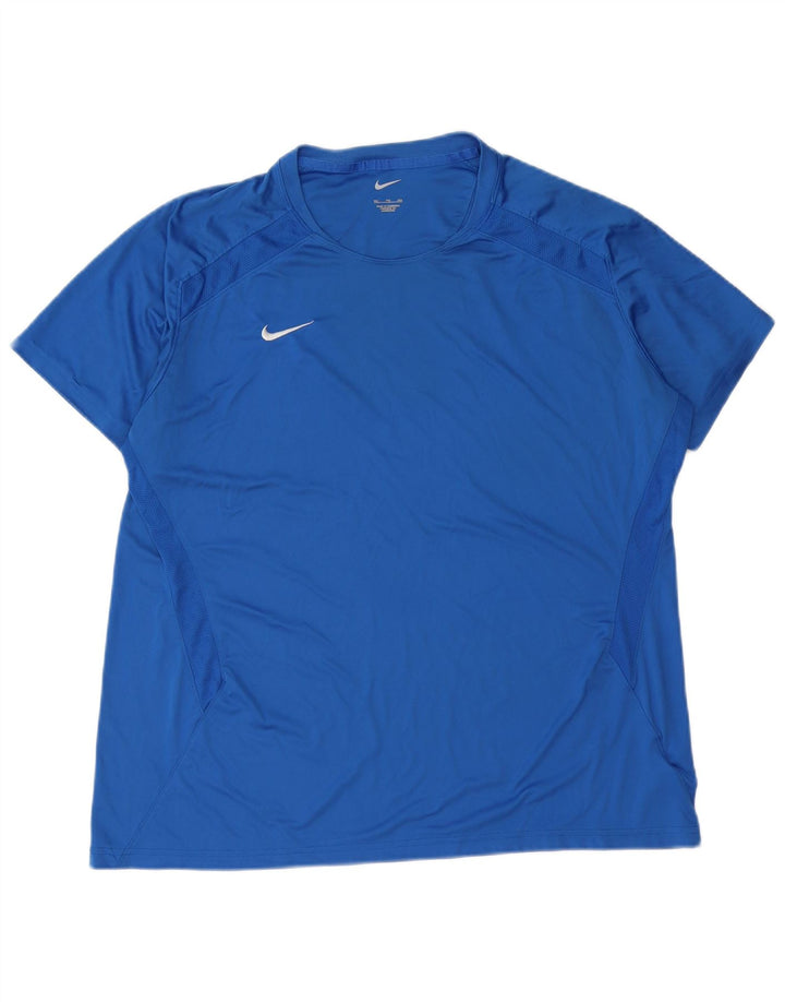 NIKE Muška majica kratkih rukava 2XL plavi poliester