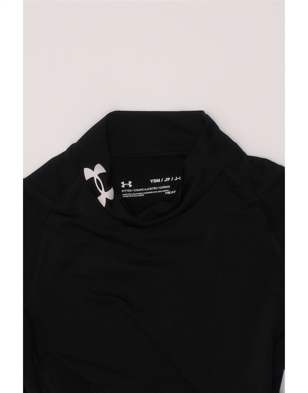 Under Armour Boys Heat Gear Top s dugim rukavima 6-7 Years Small Black