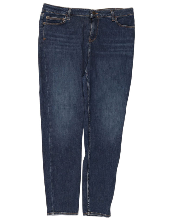Fat Face muške super uske traperice UK 16 Large W36 L28 plavi pamuk