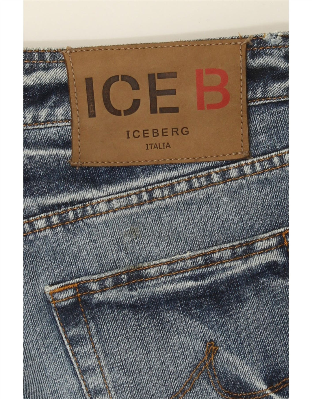 ICEBERG Womens Slim Jeans W29 L36 Blue Cotton Vintage Iceberg and Second-Hand Iceberg from Messina Hembry 