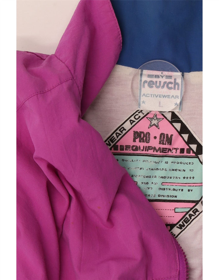 Reusch muška gornja jakna od trenirke, veliki ružičasti poliester