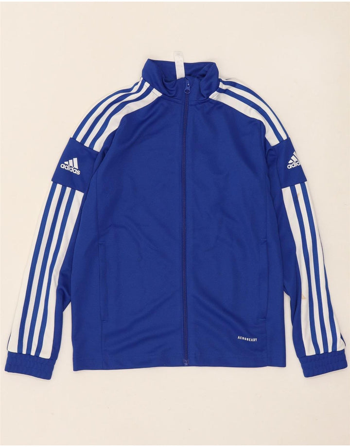 Adidas Boys Aeroready trenirka gornja jakna 11-12 godina plava poliester