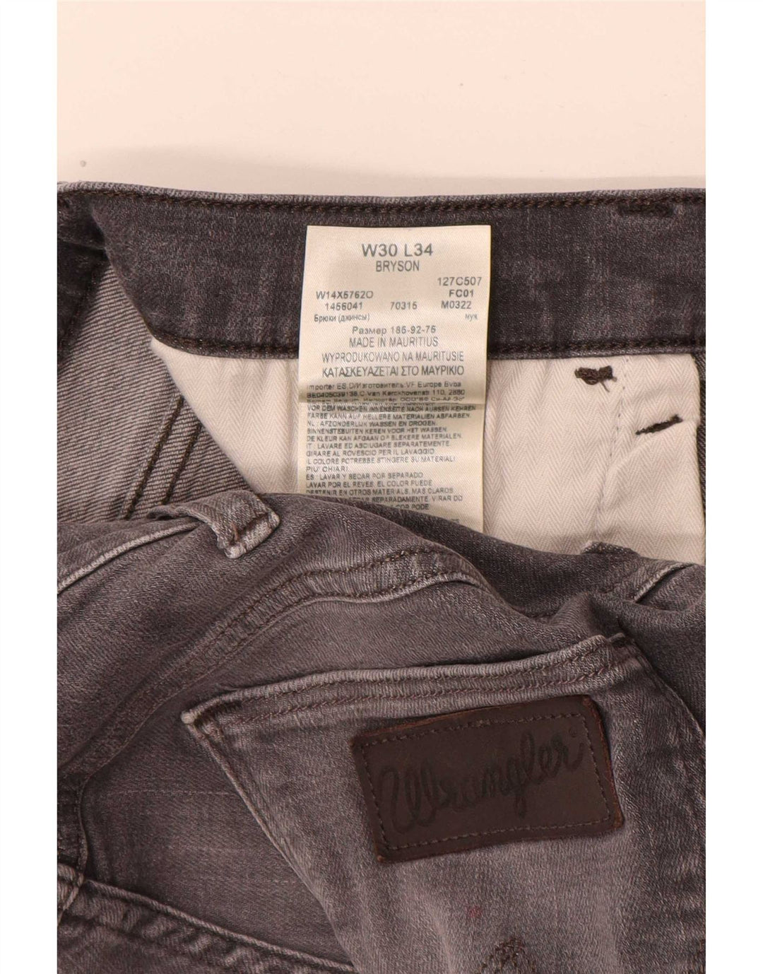 Wrangler ženske uske traperice W30 L31 sivi pamuk