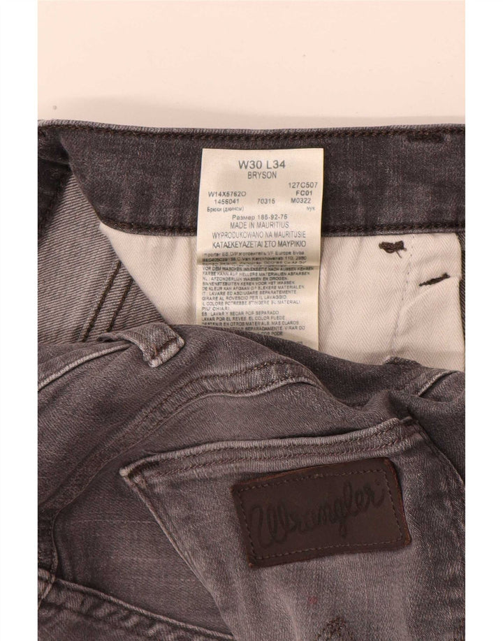 Wrangler ženske uske traperice W30 L31 sivi pamuk