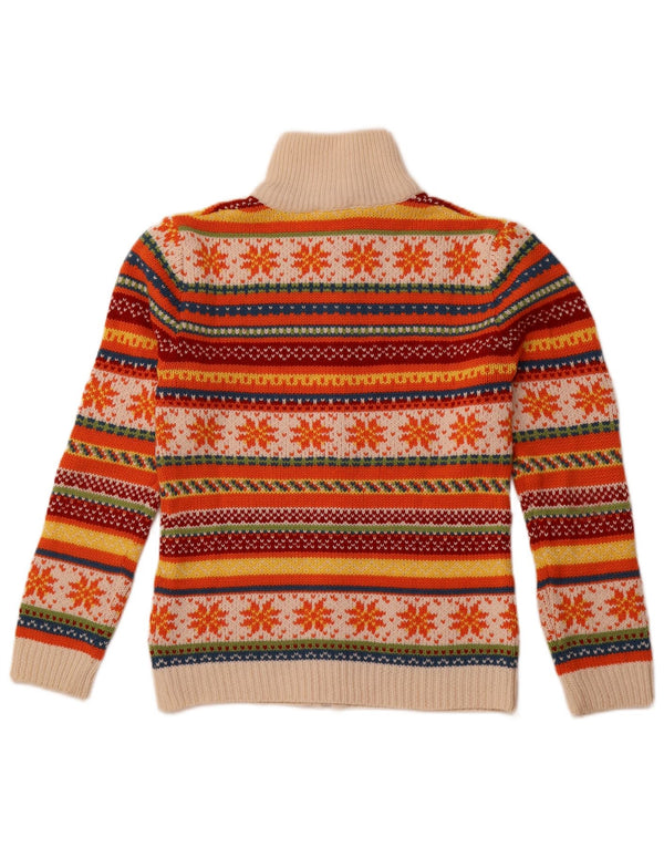 TCM ženski kardigan pulover UK 10/12 srednje raznobojna vuna Fair Isle