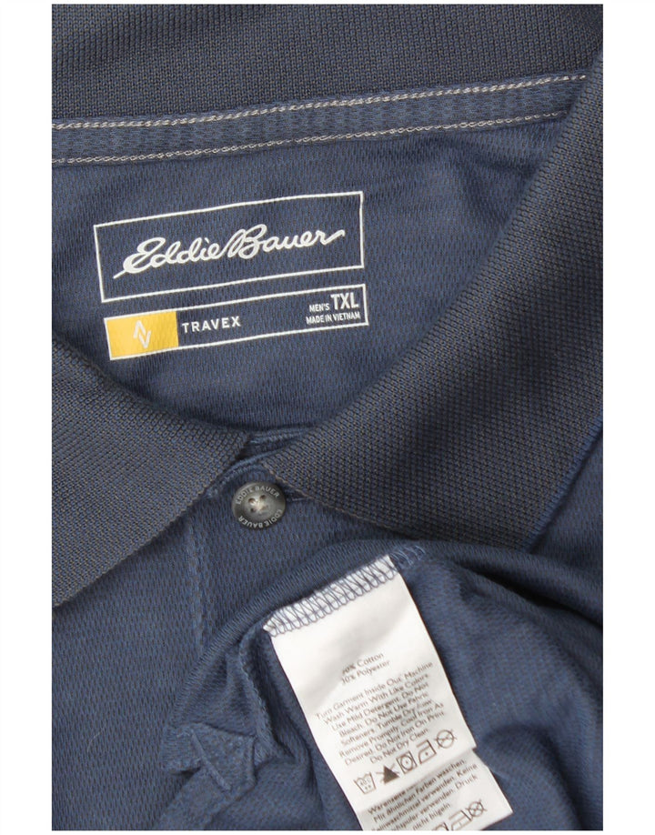 EDDIE BAUER Muška polo majica XL plavi pamuk