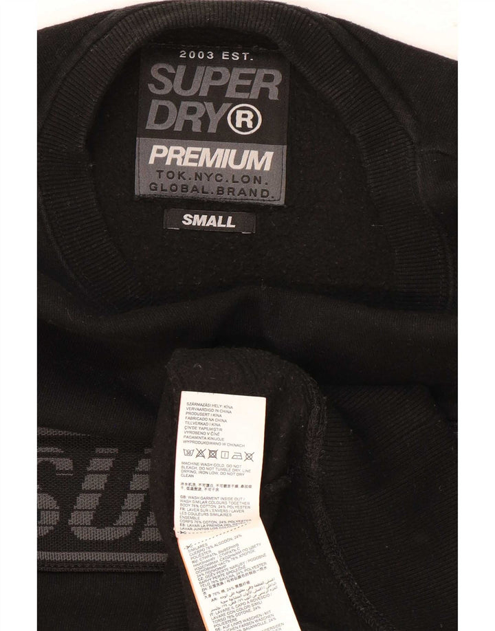 Superdry muška majica s grafičkim motivima Mali crni pamuk