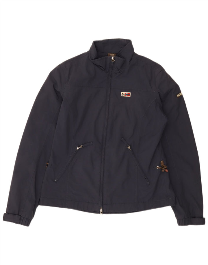 Napapijri ženska kišna jakna UK 12 Medium tamnoplavi poliamid