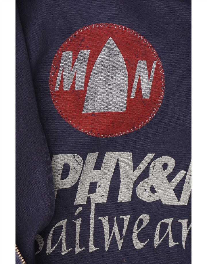 Murphy & Nye muška bomber jakna UK 42 XL tamnoplavi pamuk