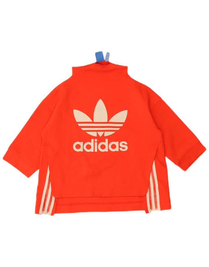 Adidas veliki ženski džemper s grafičkim motivima UK 10 Small Red