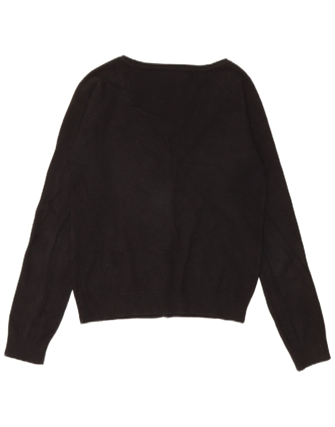 Zara ženski kardigan pulover UK 12 srednje crne boje