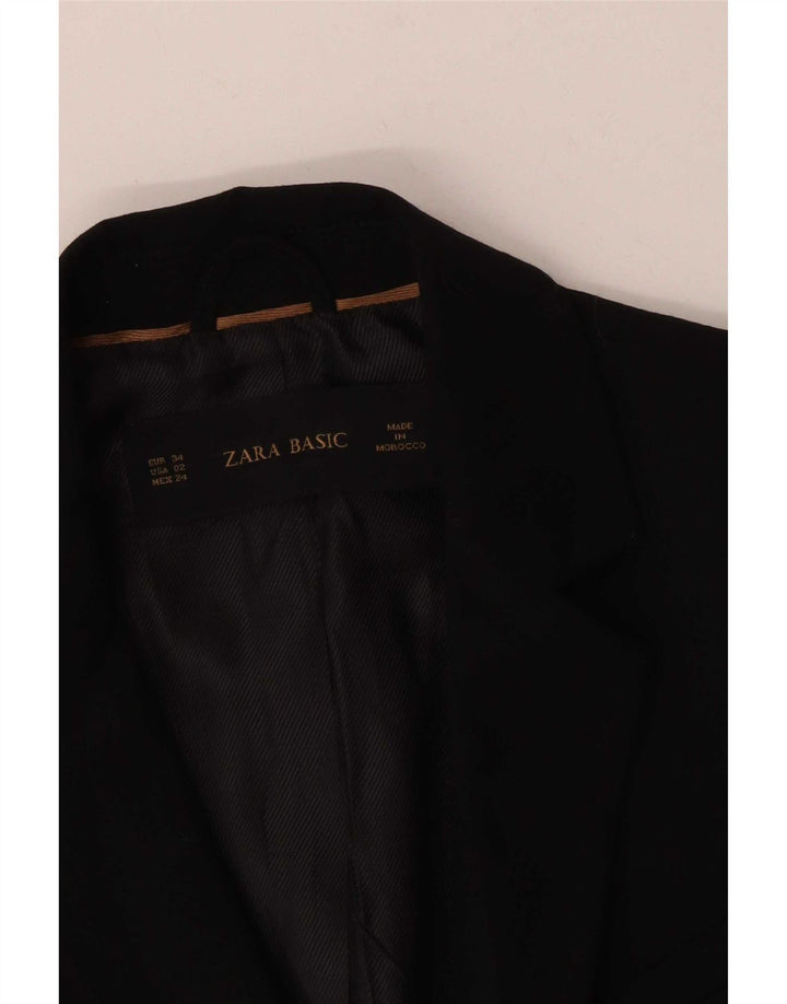 Zara ženski sako sa 1 gumbom EU 34 2XS crveni poliester