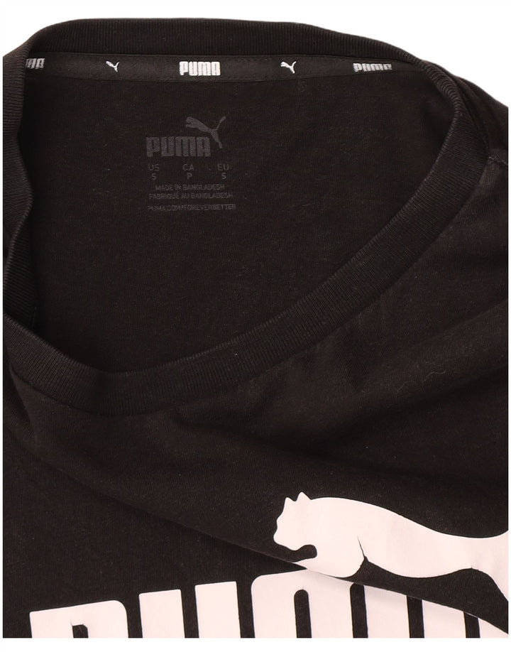 Puma muška majica s grafičkim motivima, mala crna