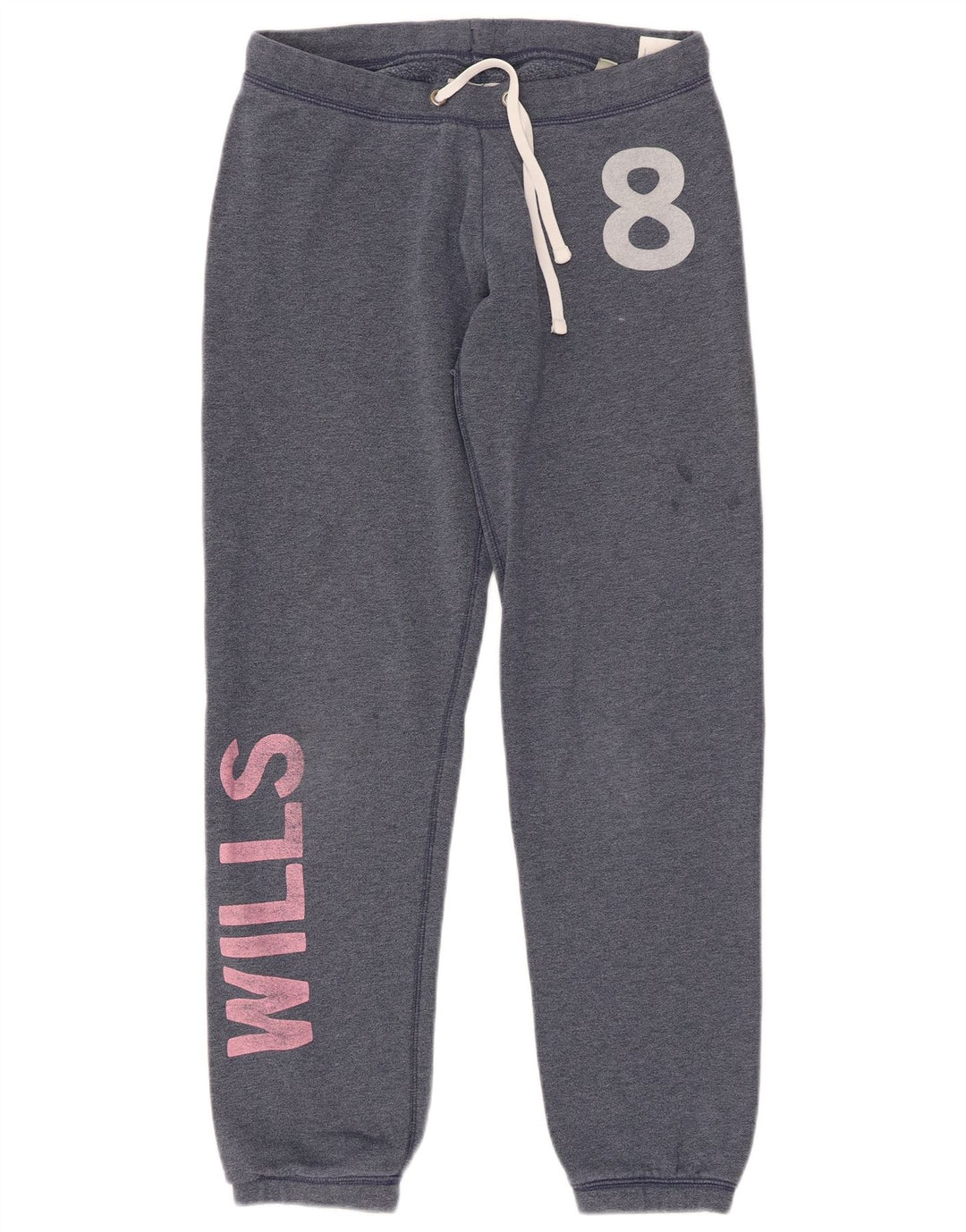 JACK WILLS Ženske trenirke s grafičkim motivima Joggers UK 8 Male tamnoplave