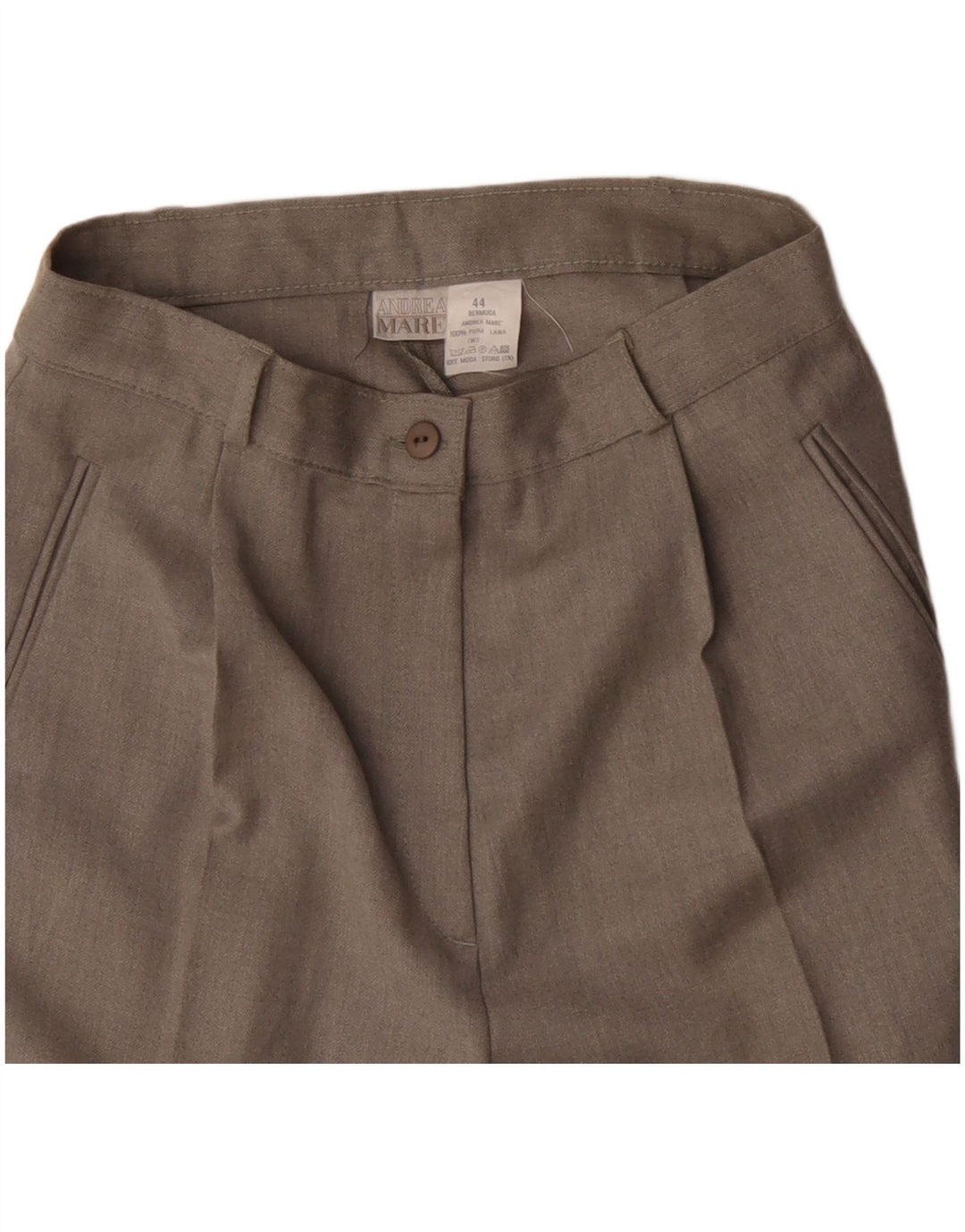 Andrea Mare Ženske bermude visokog struka IT 44 srednje W28 sive