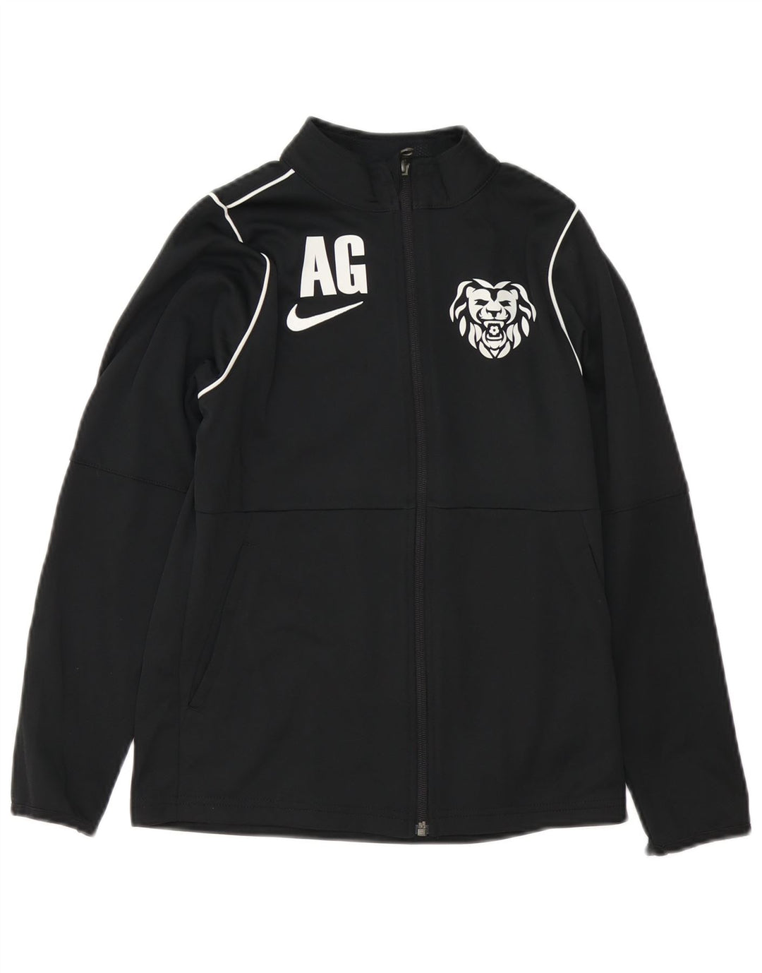 NIKE Boys Dri Fit Trenirka Gornja jakna 10-11 godina srednje crna