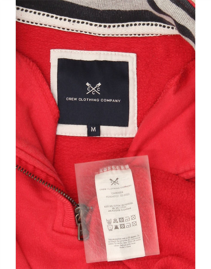 Crew Clothing Muška majica s izrezom i srednjim crvenim pamukom