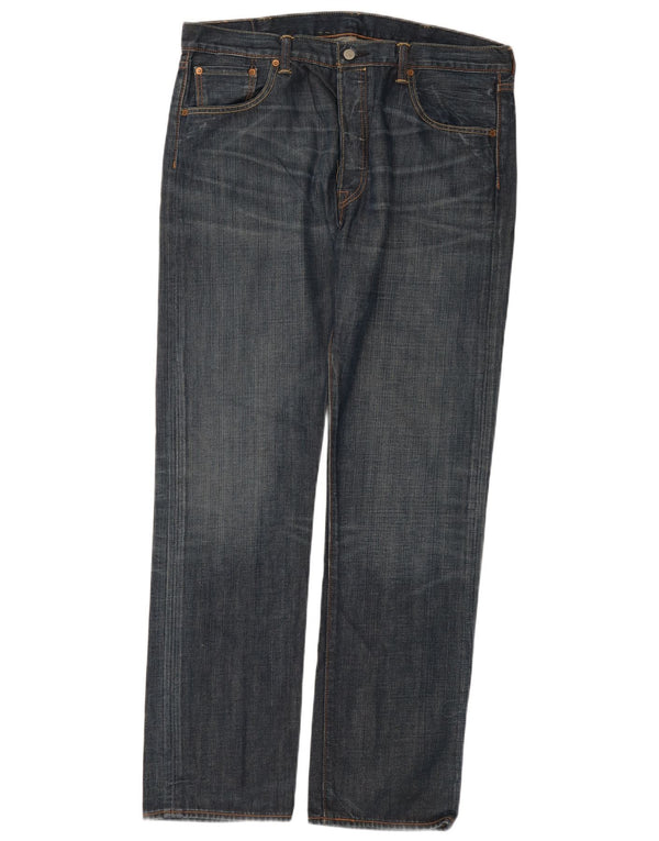 Levi's muške 501 ravne traperice W38 L34 plavi pamuk