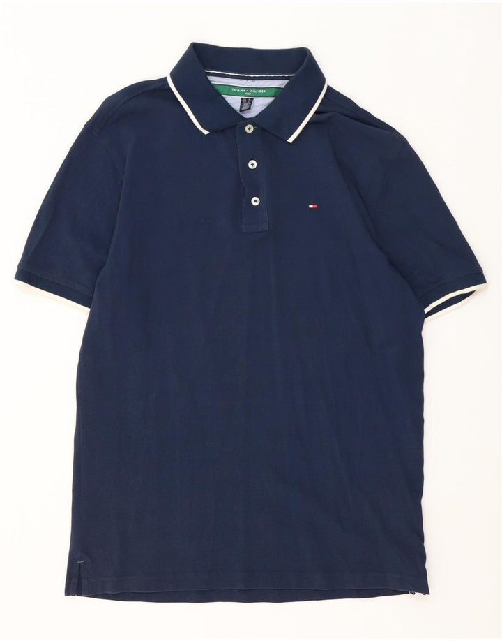 Tommy Hilfiger muška polo majica srednje tamnoplave pamučne pruge