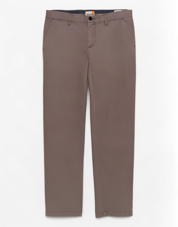 Timberland muške ravne chino hlače W32 L32 sivi pamuk