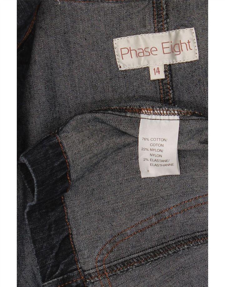 Phase Eight Ženska jakna sa 3 gumba UK 14 Srednje tamnoplavi pamuk