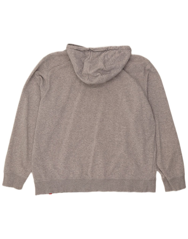 New Balance muška majica s kapuljačom s grafičkim motivima 2XL, sivi pamuk