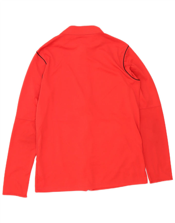 Nike Dri Fit gornja jakna za trenirku srednje crvene boje od poliestera