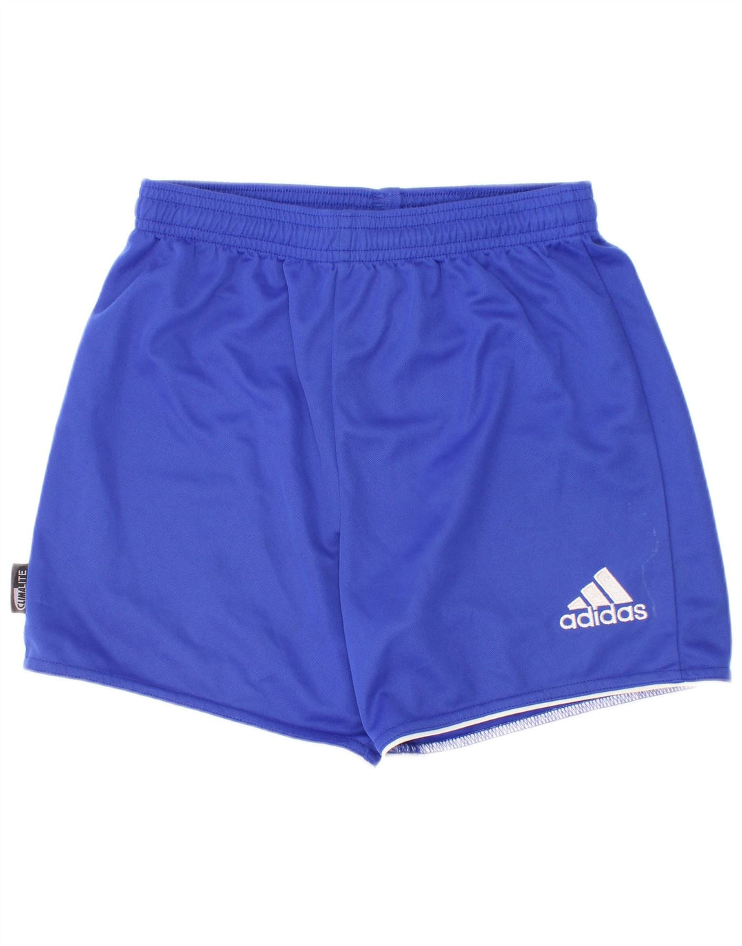 Sportske kratke hlače Adidas Climalite za dječake 9-10 godina, plavi poliester