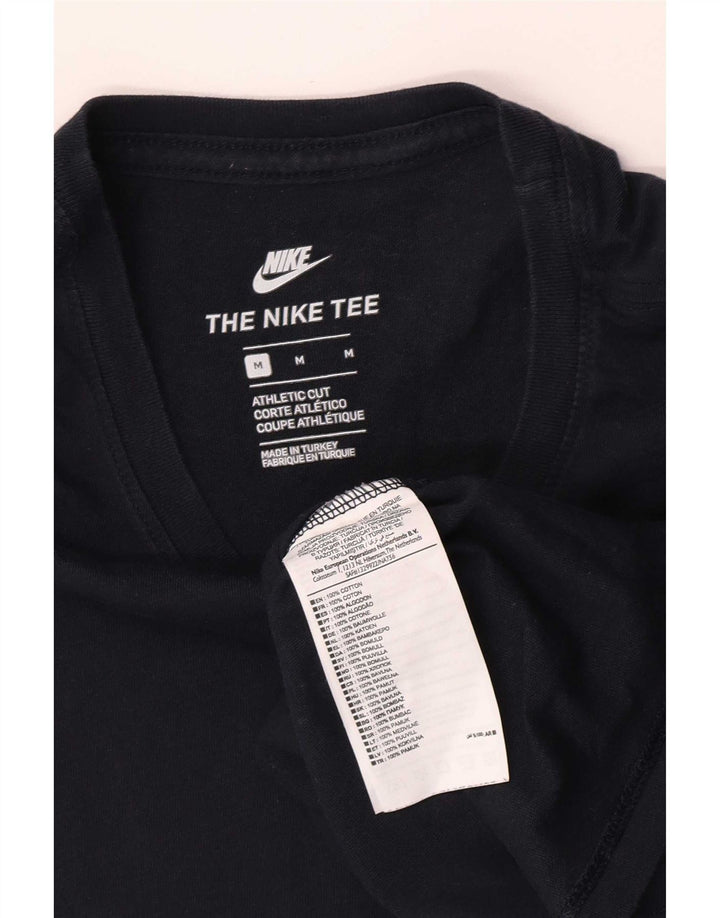 Nike muška majica atletskog kroja srednje tamnoplavi pamuk