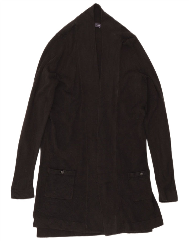 Marks & Spencer ženski dugi kardigan pulover UK 10 mali crni