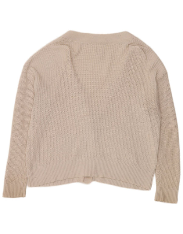 John Lewis ženski prekomjerni džemper UK 16 Large Off White Pamuk