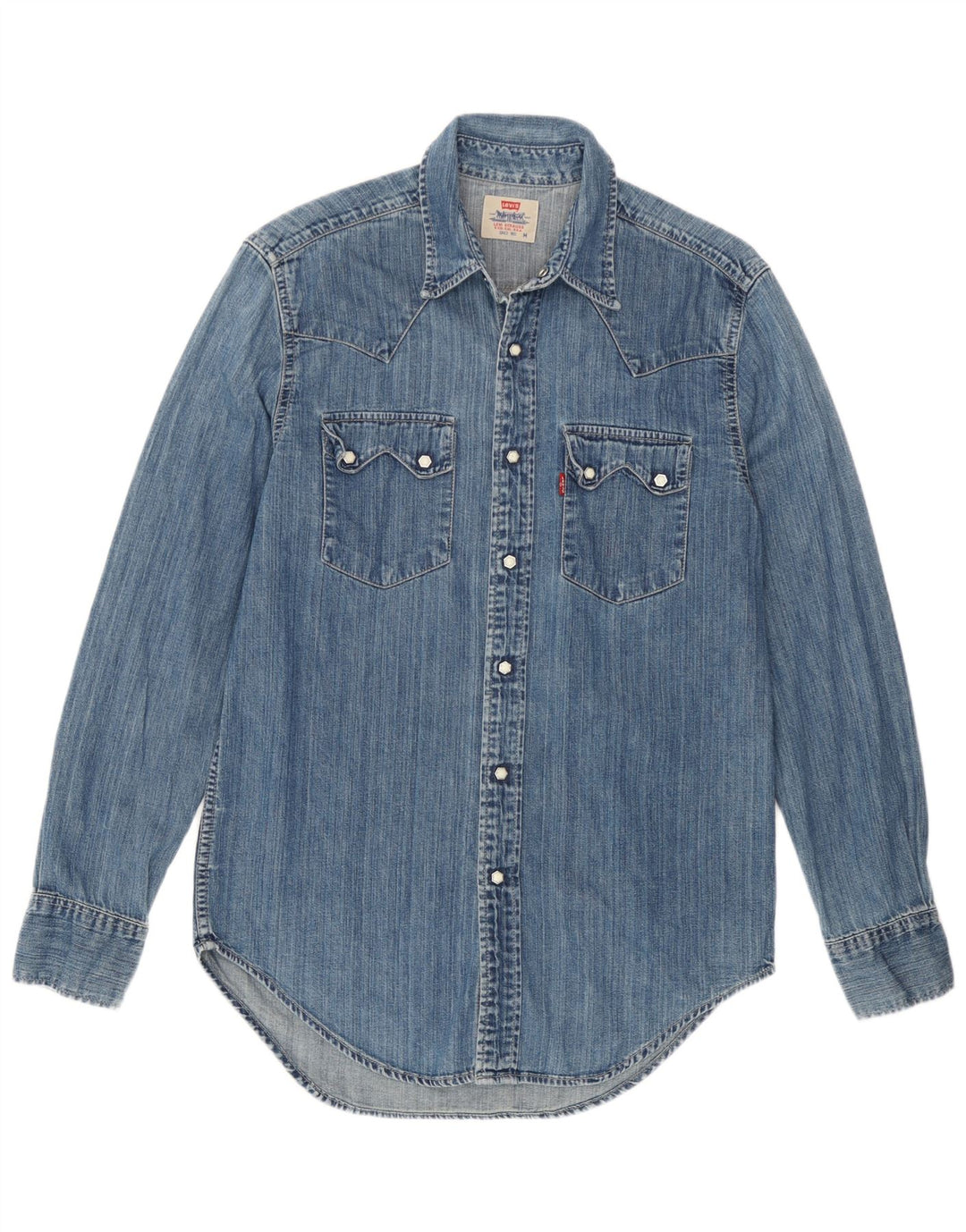 Levi's muška traper košulja Srednje plavi pamuk