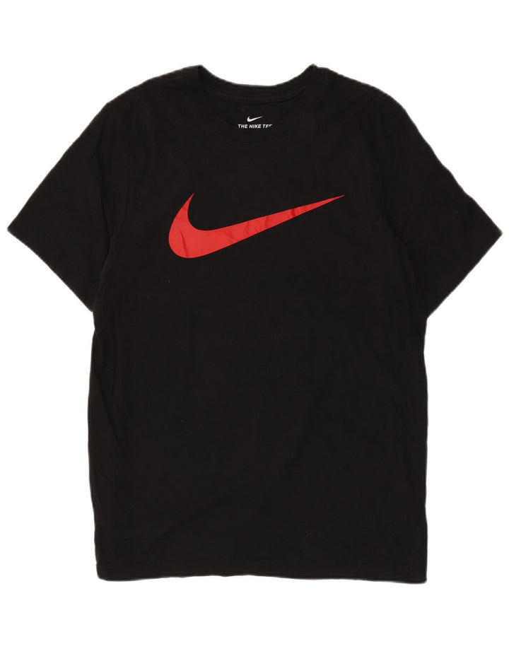 Nike Muška majica kratkih rukava srednje veličine crni pamuk
