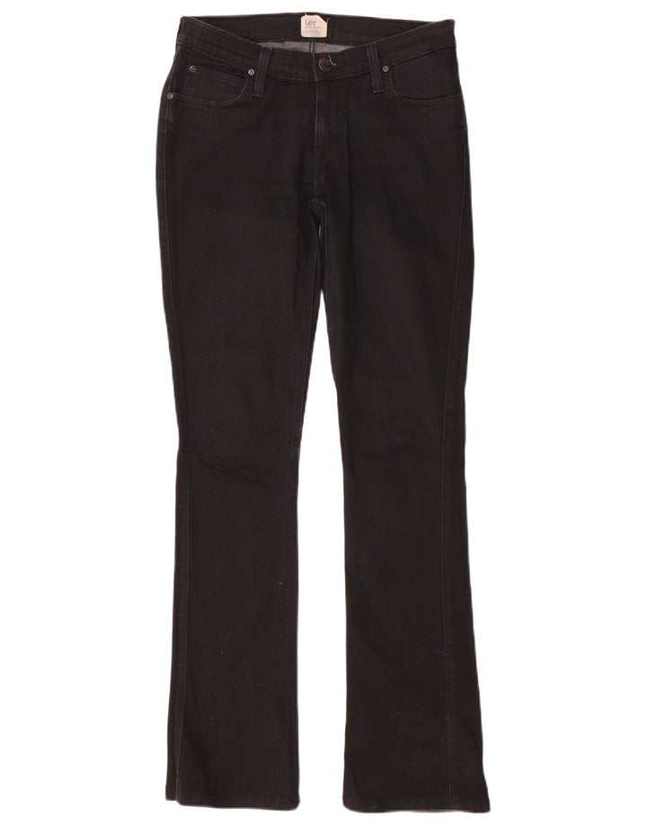 Lee ženske traperice Bonnie Bootcut W29 L33 crni pamuk