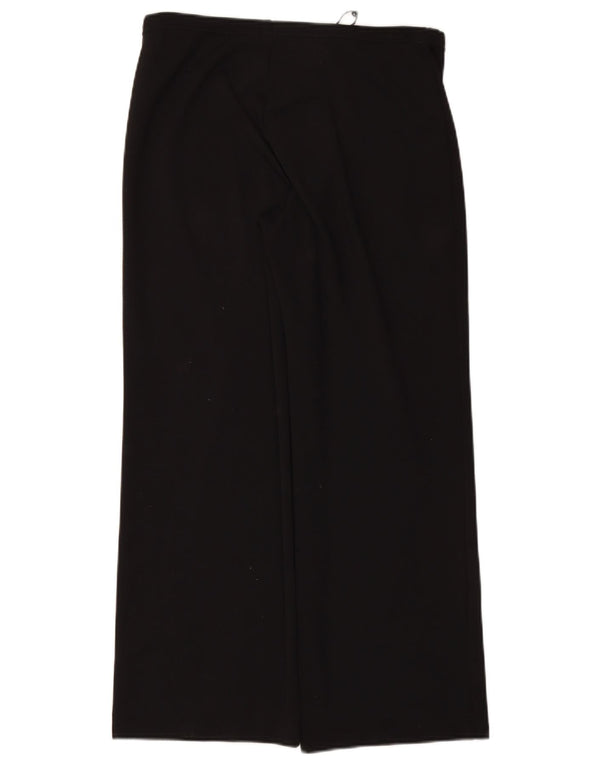 OASIS Ženske široke hlače od trenirke Large W32 L28 crni poliamid