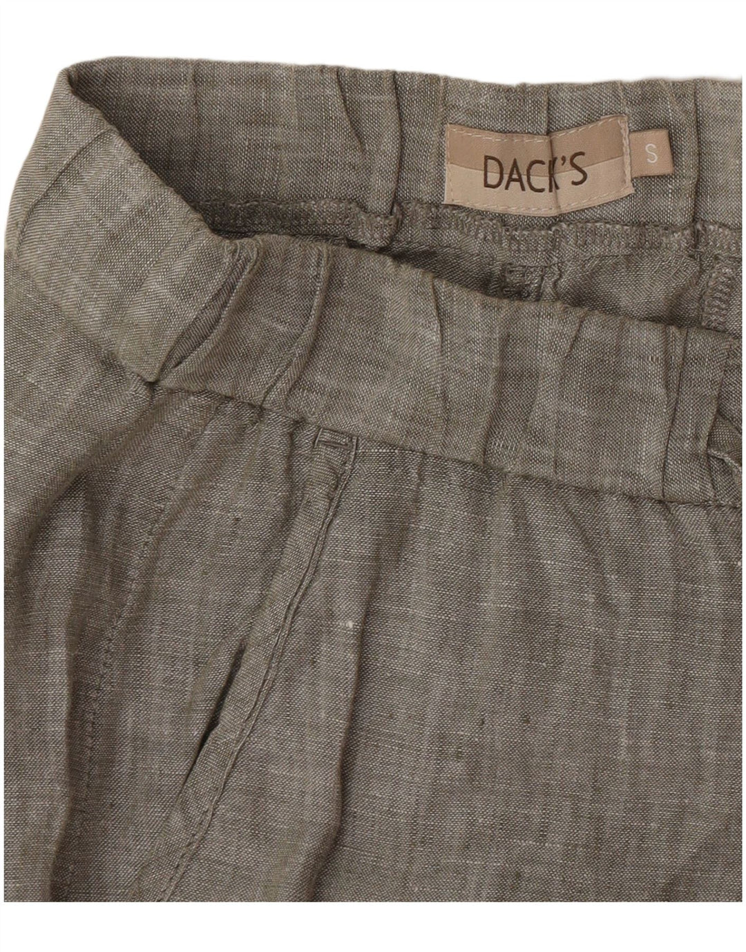 Dack's ženske ravne chino hlače male W27 L28 kaki