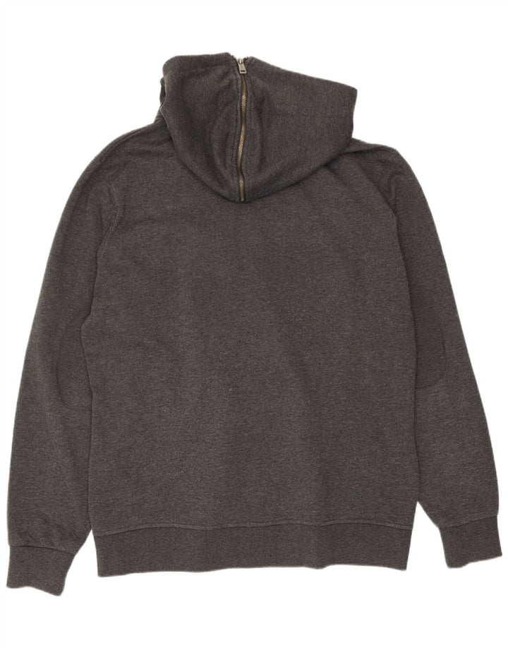 Guess muški pulover s kapuljačom na patentni zatvarač 2XL sivi poliester