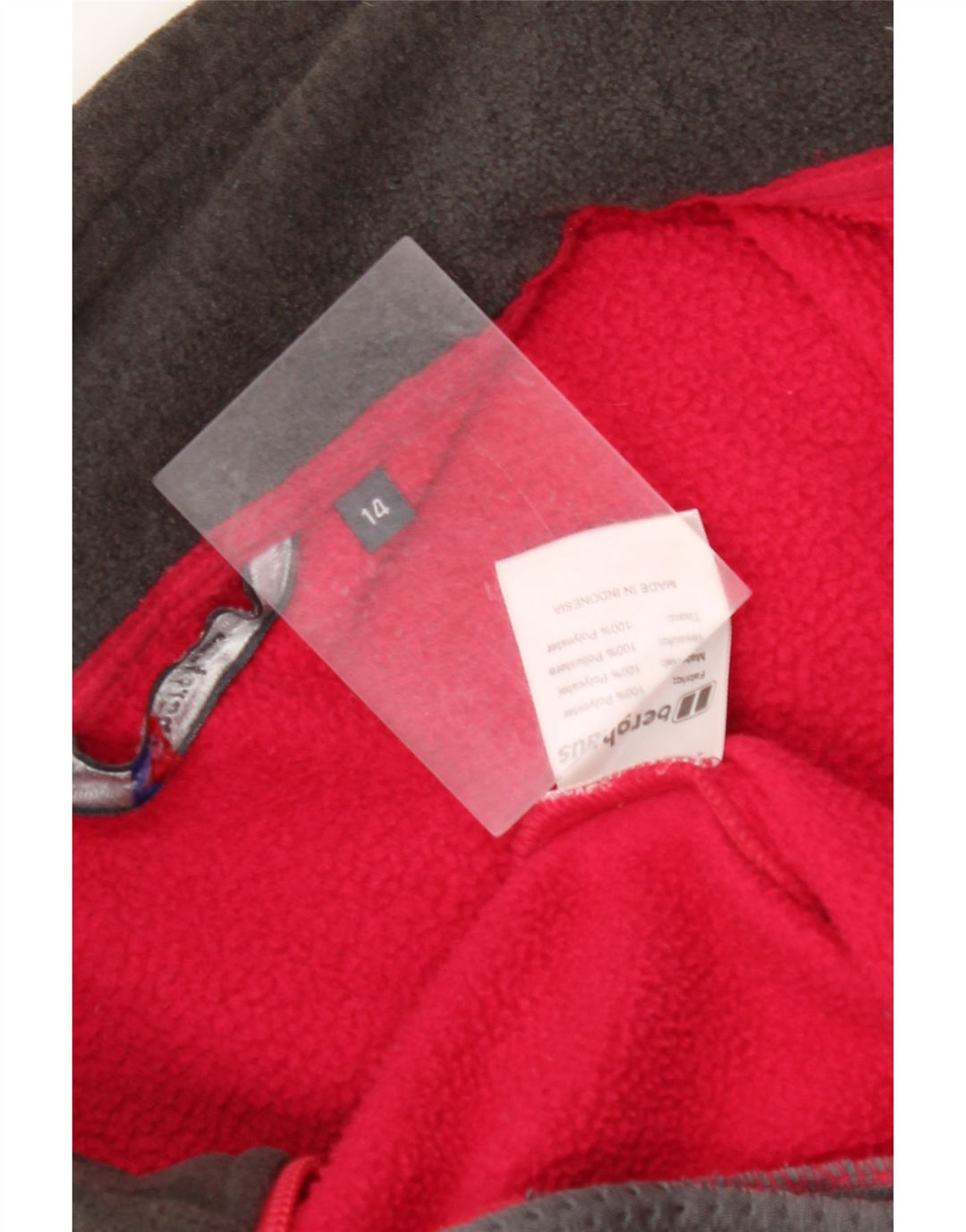 BERGHAUS Ženska velika jakna od flisa Polartec UK 14 velika ružičasta