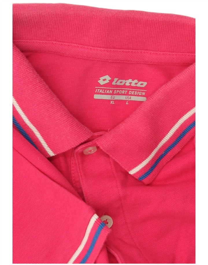 LOTTO muška polo majica velika ružičasta pamuk