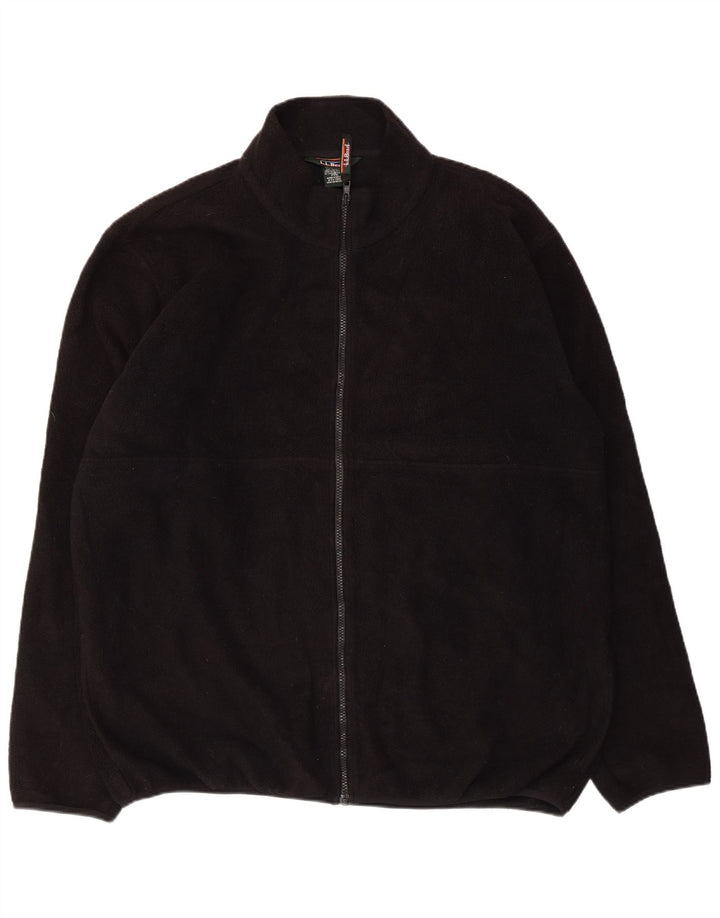 L.L.Bean muška jakna od flisa UK 42 XL crni poliester