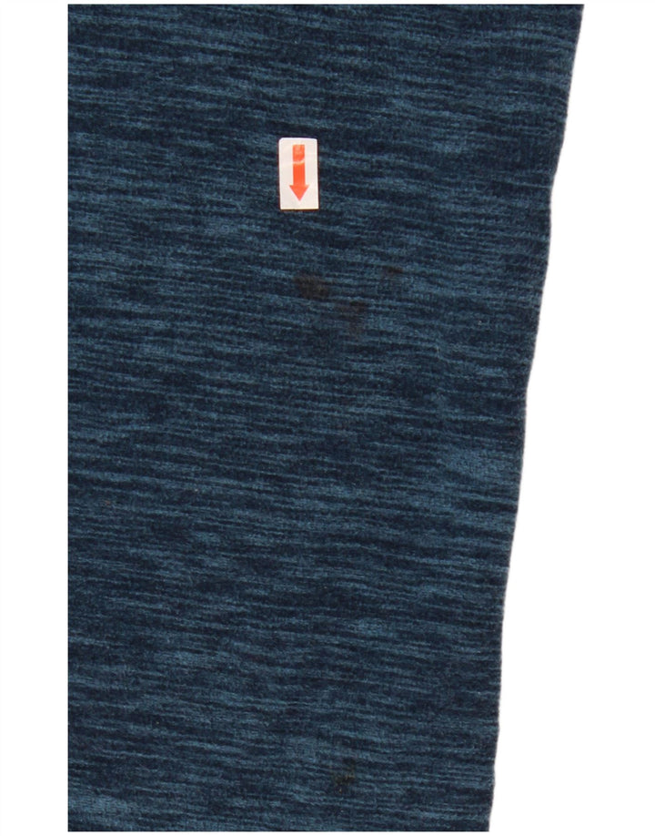 MOUNTAIN WAREHOUSE muški džemper od flisa s patentnim izrezom 2XL plavi flekasti poliester